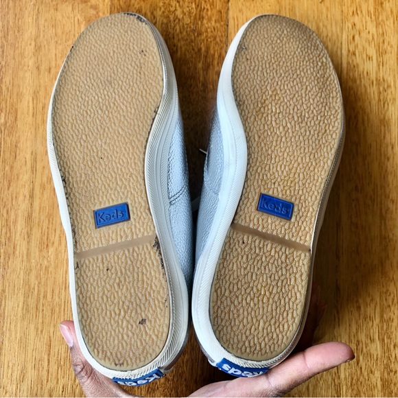 Keds x Kate Spade ♠️ New York silver leather sneakers - Picture 7 of 8